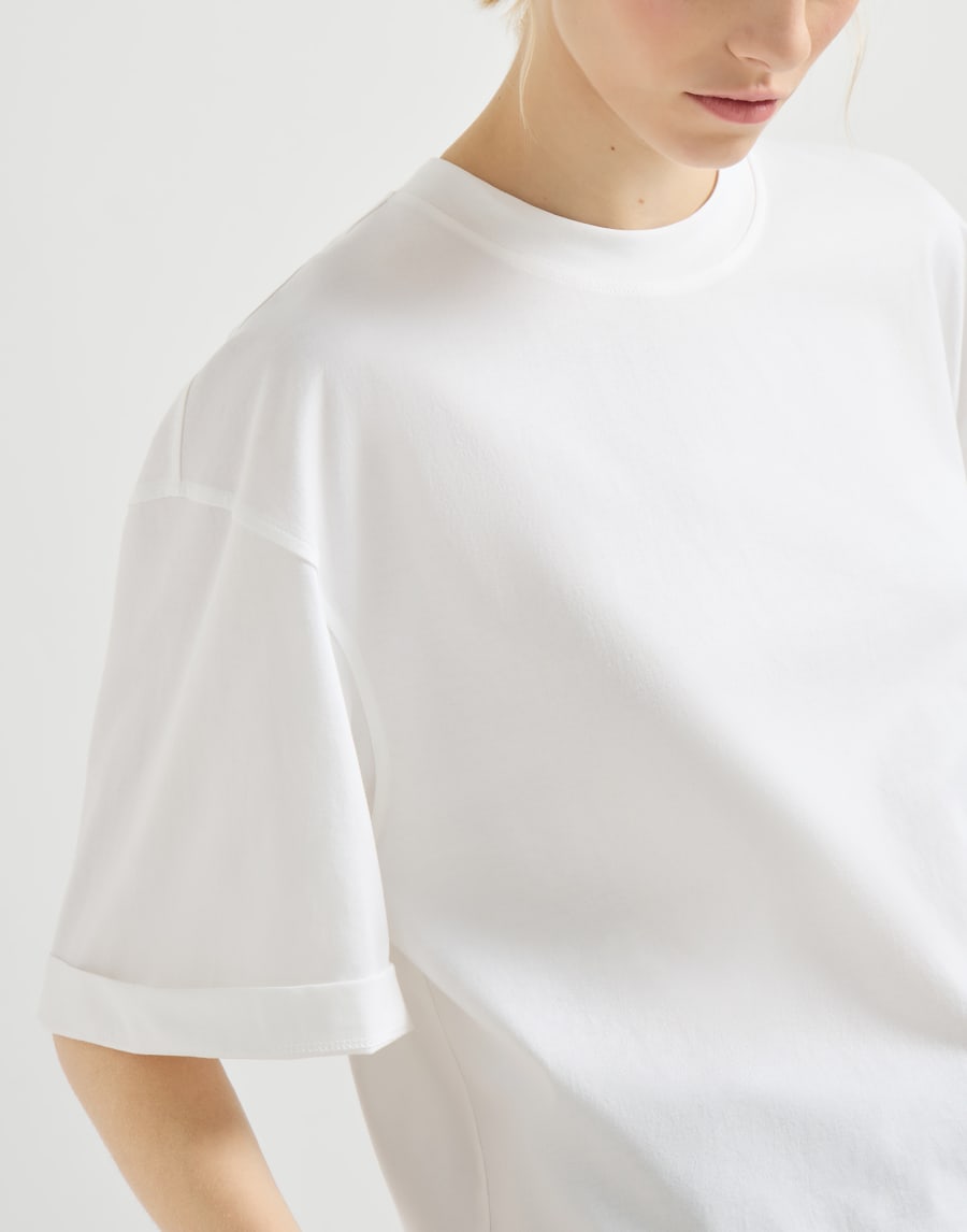 Cotton Jersey T-Shirt - White